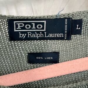 Polo green crew neck sweater